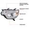 Spec-D Tuning 12-15 Toyota Tacoma Projector Headlights 2LHP-TAC12-SQ-RS - alternate 2
